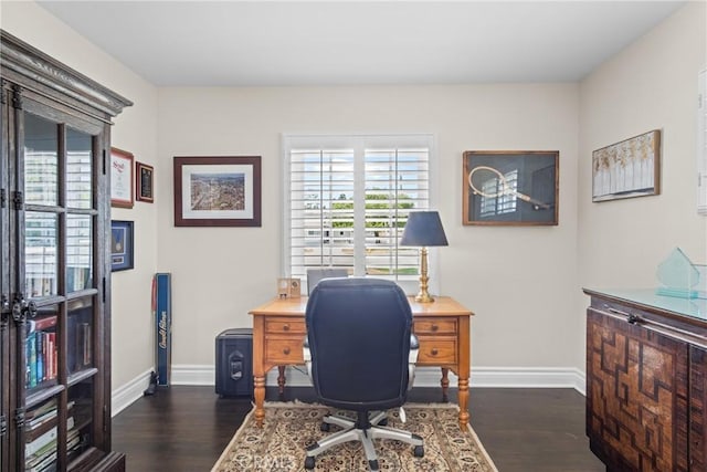 17652 Fiesta Way, Tustin, CA 92780 - home office with dark wood-type flooring