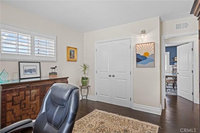 17652 Fiesta Way, Tustin, CA 92780 - office with dark wood finished floors and baseboards