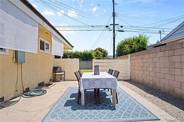17652 Fiesta Way, Tustin, CA 92780 - fenced backyard featuring outdoor dining space and a patio