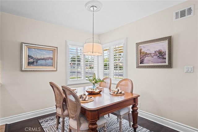 17652 Fiesta Way, Tustin, CA 92780 - dining room with baseboards and dark wood-style floors