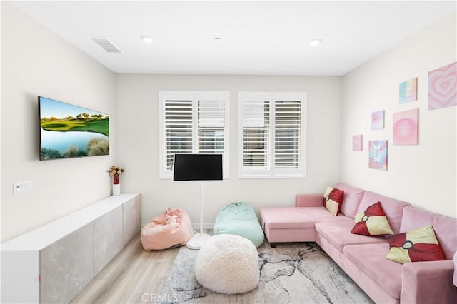 1570 Topia Ave, Placentia, Placentia, CA 92870 - living area featuring wood finished floors and recessed lighting