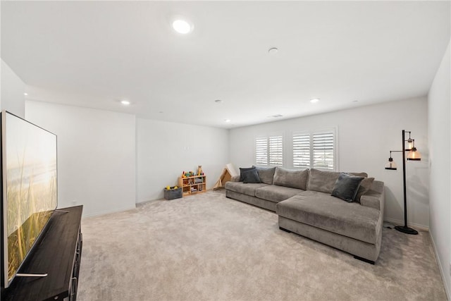 33168 Toledo Bend Ct, Winchester, CA 92596 - carpeted living room featuring recessed lighting