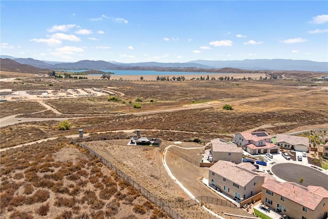 33168 Toledo Bend Ct, Winchester, CA 92596 - drone / aerial view of a mountain backdrop and a desert landscape