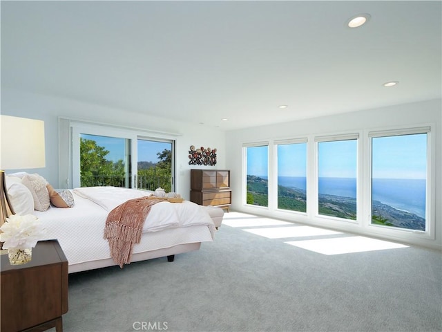 43 Oceanaire Dr, Rancho Palos Verdes, CA 90275 - carpeted bedroom with multiple windows and recessed lighting