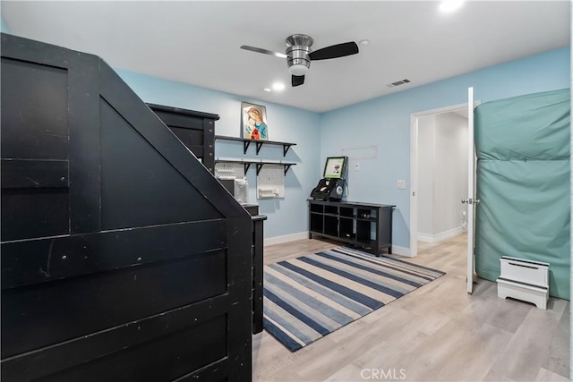 39 Windward Way, Buena Park, CA 90621 - misc room featuring ceiling fan, wood finished floors, and recessed lighting
