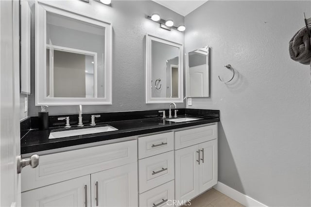 39 Windward Way, Buena Park, CA 90621 - full bath with double vanity and baseboards