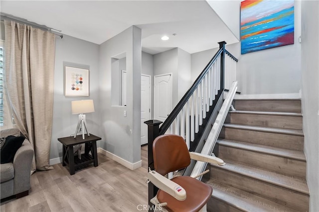 39 Windward Way, Buena Park, CA 90621 - stairs with wood finished floors and baseboards