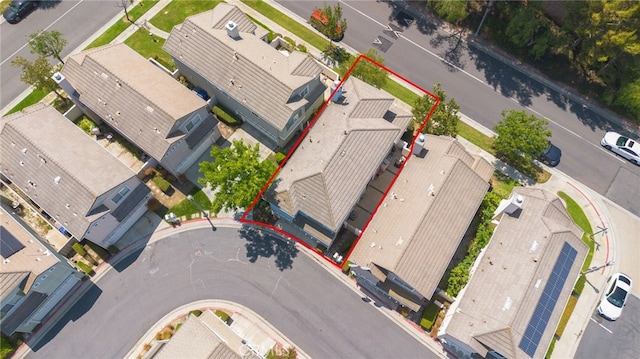39 Windward Way, Buena Park, CA 90621 - aerial perspective of suburban area with property parcel outlined