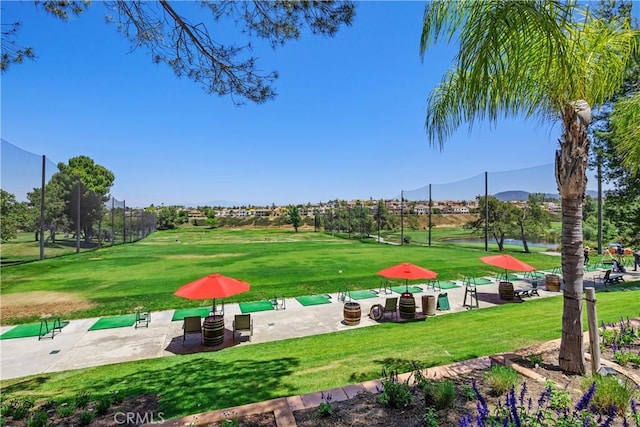 33370 Morning View Dr, Temecula, CA 92592 - view of community with a lawn and a mountain view