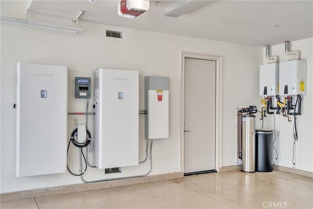 1410 Santa Margarita Dr, Arcadia, CA 91006 - garage featuring water heater and a garage door opener