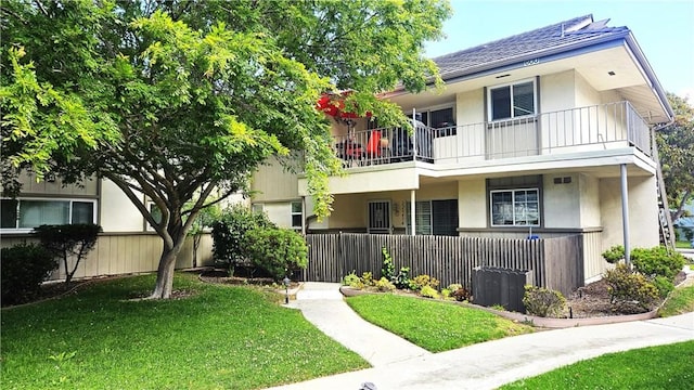 22947 Nadine Cir Unit A, Torrance, CA 90505 - view of front of home with a balcony and stucco siding