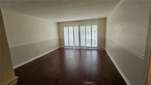 22947 Nadine Cir Unit A, Torrance, CA 90505 - empty room with wood finished floors and crown molding