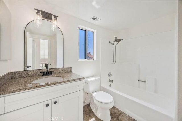 23326 Elfin Pl, Moreno Valley, CA 92557 - bathroom featuring vanity,  shower combination, and tile patterned floors