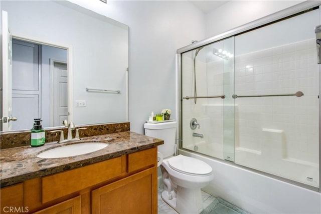 543 Garden Ave, Pomona, CA 91767 - bathroom with vanity and shower / bath combination with glass door