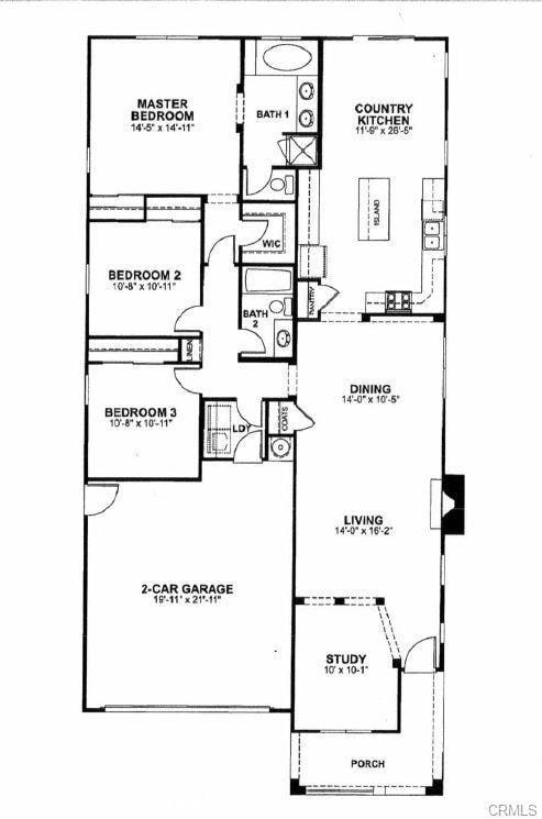 543 Garden Ave, Pomona, CA 91767 - view of home floor plan
