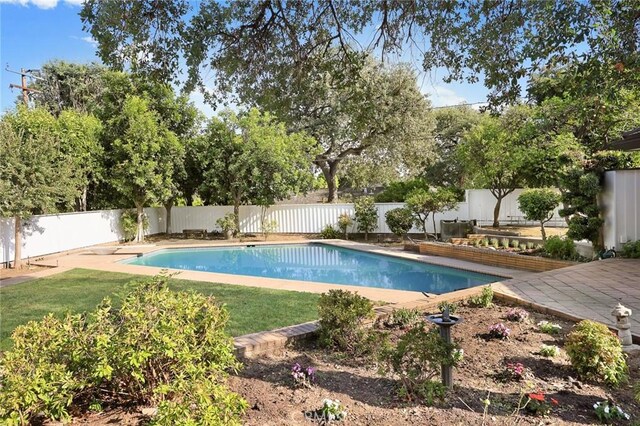 738 Hampton Rd, Arcadia, CA 91006 - view of swimming pool featuring a fenced backyard