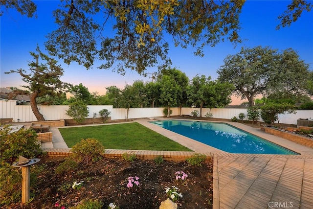 738 Hampton Rd, Arcadia, CA 91006 - view of pool with a fenced backyard and a patio area