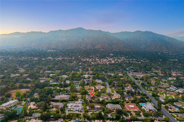 738 Hampton Rd, Arcadia, CA 91006 - drone / aerial view of a mountain backdrop