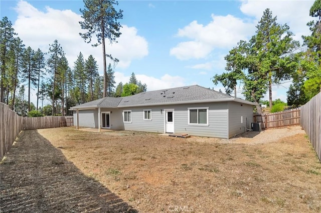 5972 Peck Ln, Paradise, CA 95969 - rear view of property with a fenced backyard and a patio area