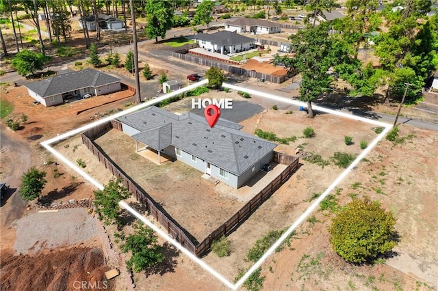 5972 Peck Ln, Paradise, CA 95969 - aerial perspective of suburban area