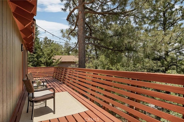 27947 St Bernard Ln, Lake Arrowhead, CA 92352 - view of deck