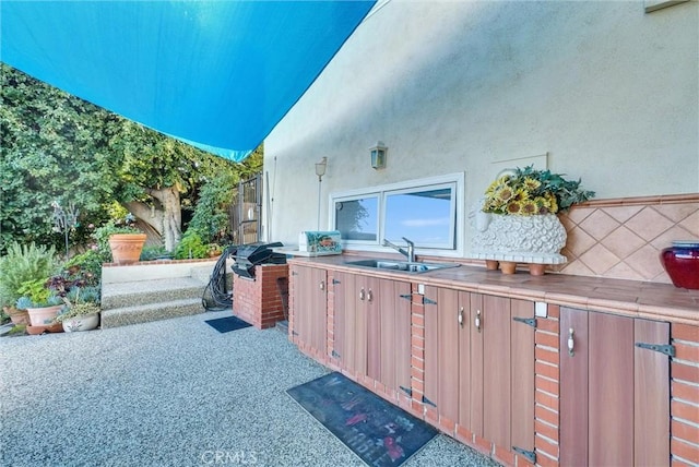 6309 Via Colinita, Rancho Palos Verdes, CA 90275 - view of patio / terrace with a sink and area for grilling