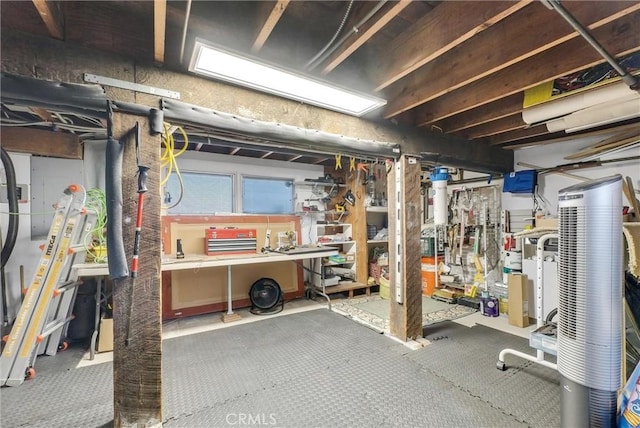 6309 Via Colinita, Rancho Palos Verdes, CA 90275 - unfinished basement featuring a workshop area