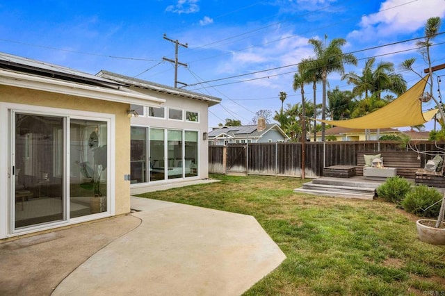 1918 S Freeman St, Oceanside, CA 92054 - fenced backyard with a patio area