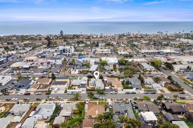 1918 S Freeman St, Oceanside, CA 92054 - aerial view of property and surrounding area featuring a nearby body of water and nearby suburban area