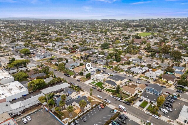 1918 S Freeman St, Oceanside, CA 92054 - aerial view of property and surrounding area featuring nearby suburban area