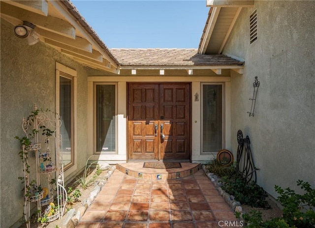 45740 Verba Santa Dr, Palm Desert, CA 92260 - property entrance with stucco siding