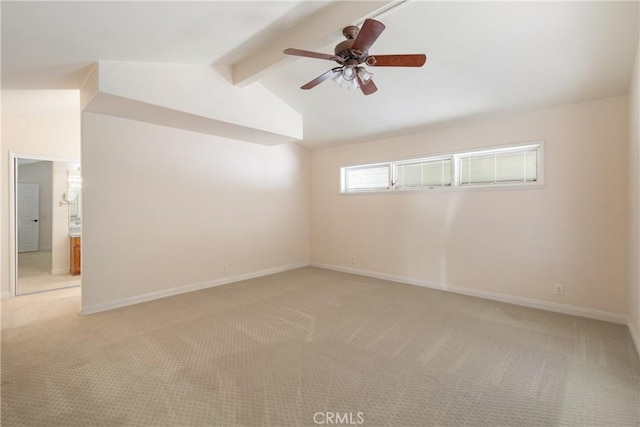 45740 Verba Santa Dr, Palm Desert, CA 92260 - spare room with light colored carpet and ceiling fan