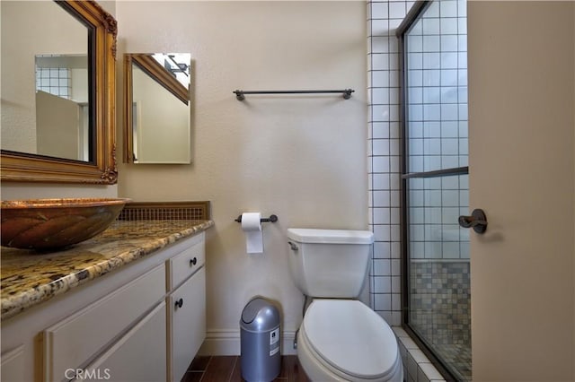 4163 Alma Ct, Chino, CA 91710 - bathroom with vanity and a tile shower