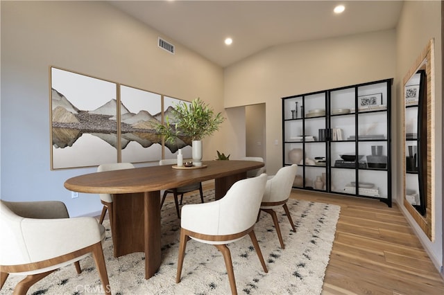 4163 Alma Ct, Chino, CA 91710 - dining space featuring light wood-style flooring and recessed lighting