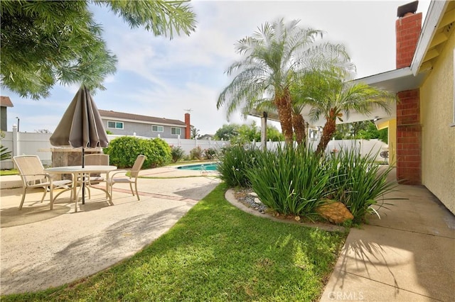 4163 Alma Ct, Chino, CA 91710 - fenced backyard with a patio