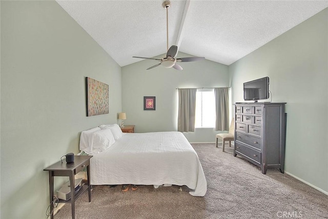 22784 Wren St, Grand Terrace, CA 92313 - carpeted bedroom featuring baseboards, a textured ceiling, and a ceiling fan