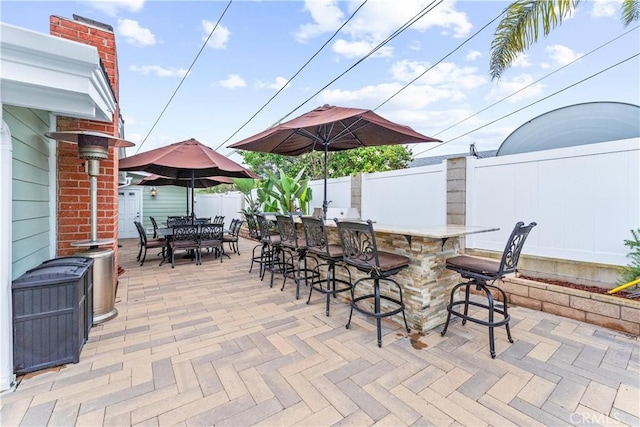 249 Loyola Rd, Costa Mesa, CA 92626 - fenced backyard featuring a patio area