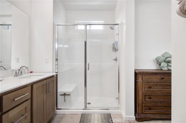 39376 Corvina Ln, Temecula, CA 92591 - full bathroom featuring vanity and a stall shower