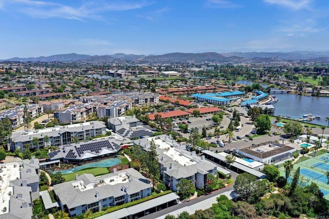 1616 Circa Del Lago Unit C206, San Marcos, CA 92078 - drone / aerial view of a water and mountain view