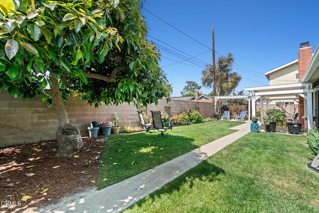 1350 Elder St, Oxnard, CA 93036 - fenced backyard featuring a pergola and a patio