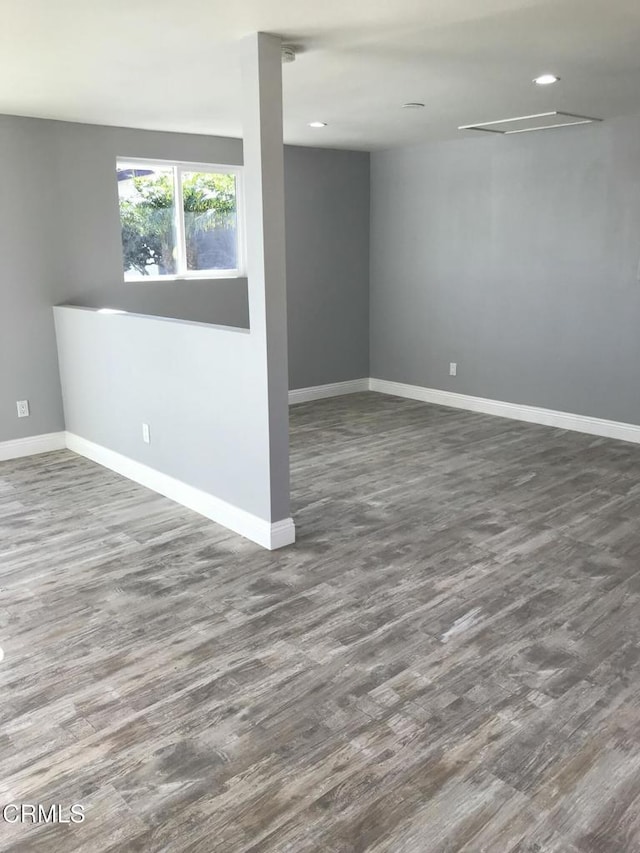 1350 Elder St, Oxnard, CA 93036 - spare room with dark wood finished floors and recessed lighting