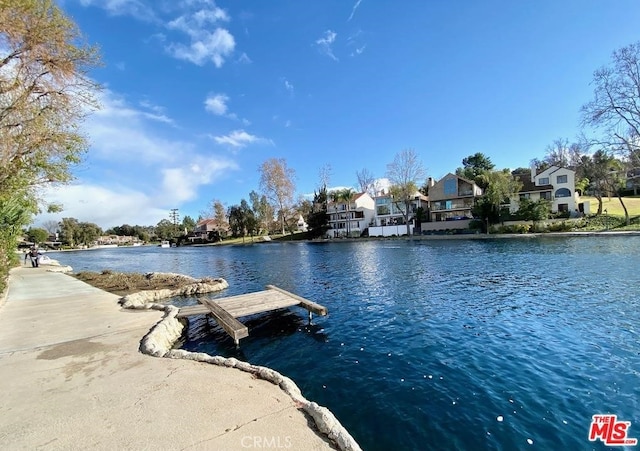 23391 Park Sorrento Unit 62, Calabasas, CA 91302 - dock with a water view and a residential view