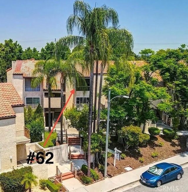 23391 Park Sorrento Unit 62, Calabasas, CA 91302 - view of building exterior with stairway