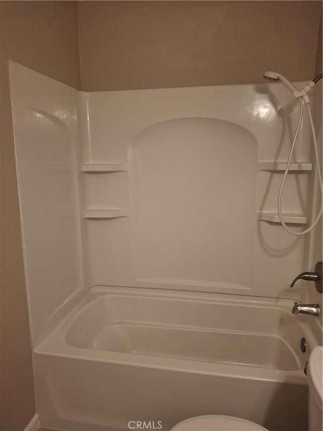 1260 Mirage Dr, Barstow, CA 92311 - full bathroom featuring toilet and bathing tub / shower combination