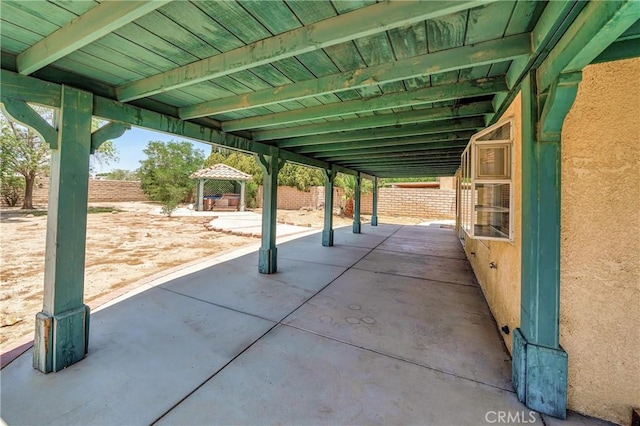 3065 Sabre St, Rosamond, CA 93560 - fenced backyard featuring a gazebo and a patio