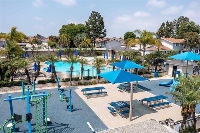 19847 Coventry Ln, Huntington Beach, CA 92646 - community pool featuring a residential view