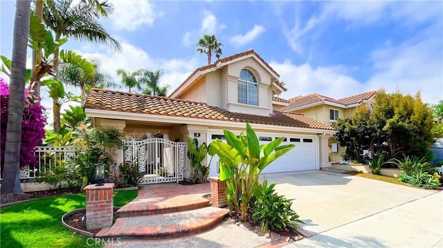 4 Salerno, Irvine, CA 92614 - mediterranean / spanish house with concrete driveway, a tiled roof, and stucco siding
