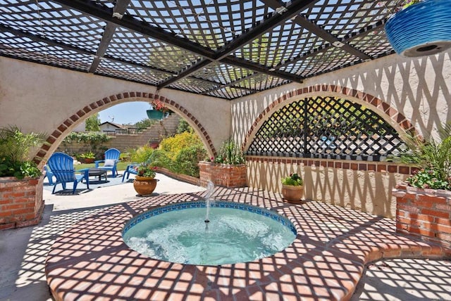 21905 Grovepark Dr, Saugus, CA 91350 - view of swimming pool featuring a patio