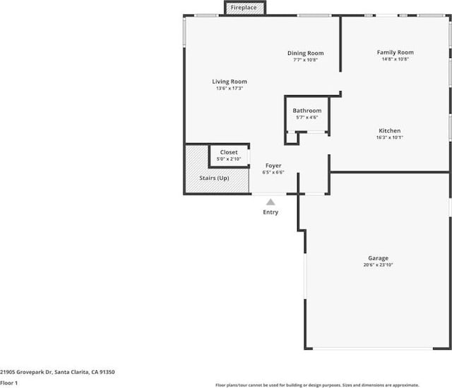 21905 Grovepark Dr, Saugus, CA 91350 - view of property floor plan