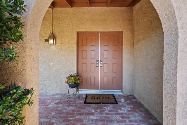 21905 Grovepark Dr, Saugus, CA 91350 - property entrance featuring stucco siding